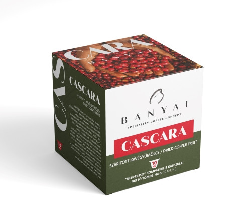 Bányai Cascara kávékapszula Nespresso kompatibilis 10x 44g