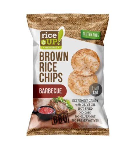 Rice up barna rizs chips barbecue 60g