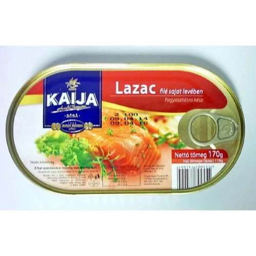 Kaija lazacfilé saját levében 170g