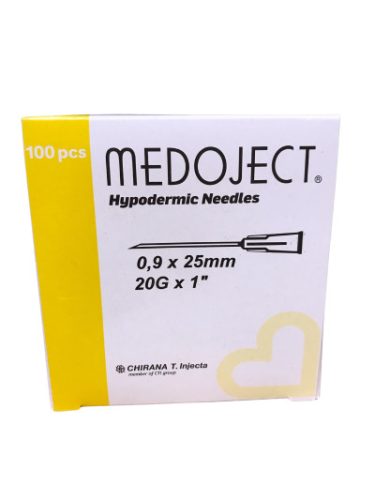 Injekciós tű 20G x 1 Medoject Chirana 100x