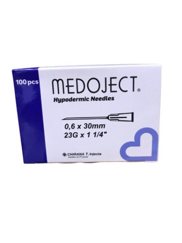Injekciós tű 23G x 1 1/4 Medoject Chirana 100x