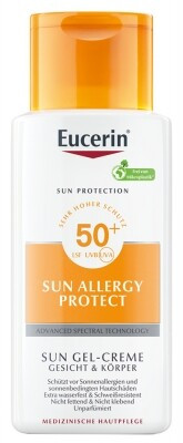 Eucerin Sun Allergy Protect napallergia elleni fényvédő gél-krém SPF50+ 150ml