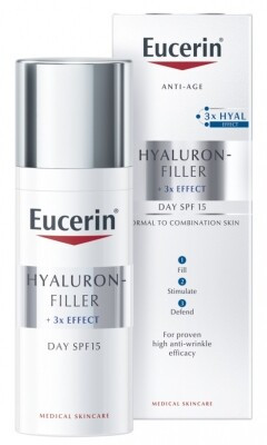 Eucerin Hyaluron-Filler ráncfeltöltő nappali arckrém normál vegyes bőrre 50ml