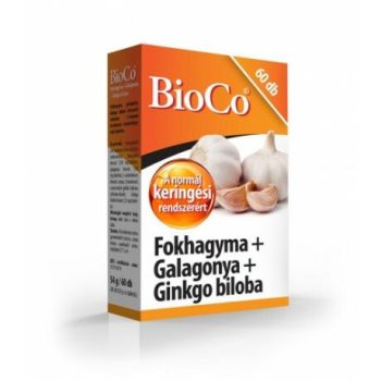 Bioco Fokhagyma Galagonya Ginkgo biloba tabletta 60x