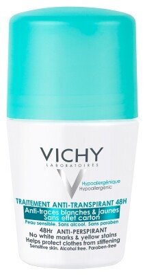 Vichy Izzadásgátló golyós dezodor foltmentes 48h 50ml