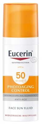 Eucerin Sun Photoaging Control napozó fluid arcra SPF50 50ml