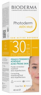 Bioderma Photoderm AKN Mat fényvédő fluid SPF30 40ml