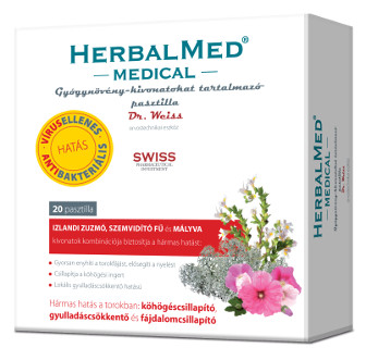 Herbalmed Medical gyógynövény pasztilla 20x