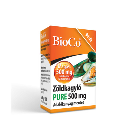 Bioco Zöldkagyló Pure 500mg kapszula 90x