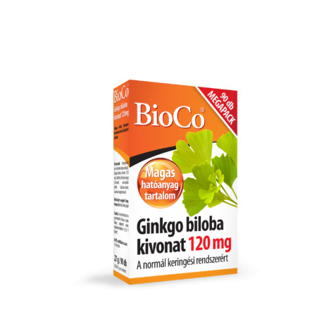 Bioco Ginkgo biloba kivonat 120mg tabletta 90x