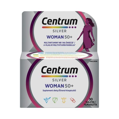 Centrum Silver Woman 50+ multivitamin nőknek filmtabletta 30x