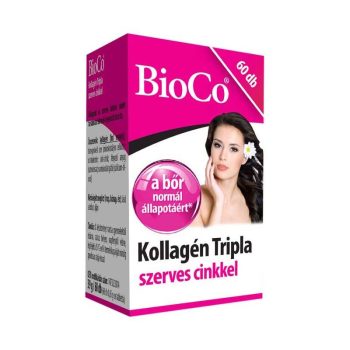 Bioco Kollagén Tripla szerves cinkkel tabletta 60x