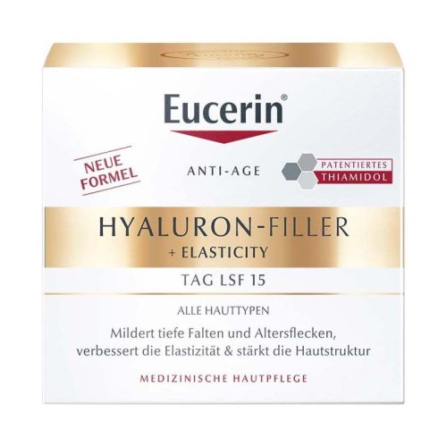 Eucerin Hyaluron-Filler + Elasticity bőrtömörséget regeneráló nappali arckrém SPF15 50ml