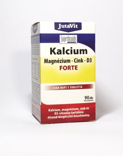 Jutavit Kalcium Magnézium Cink D3 Forte tabletta 90x