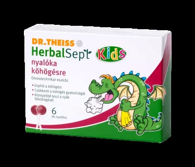Dr Theiss Herbalsept Kids nyalóka köhögésre 6x