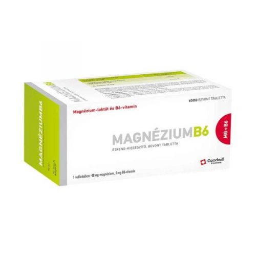 Goodwill Magnézium +B6-vitamin tabletta 60x