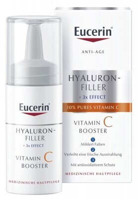Eucerin Hyaluron-Filler C-vitamin Booster ránctalanító arcápoló koncentrátum 8ml