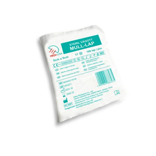 Medhusa Steril vágott mull-lap 5cmx5cm 100x