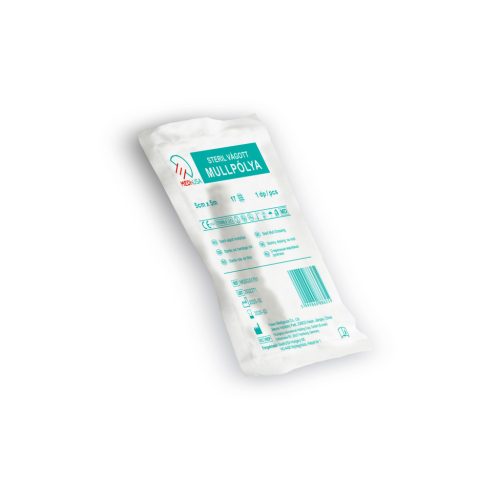 Medhusa Steril vágott mullpólya 5mx5cm 1x