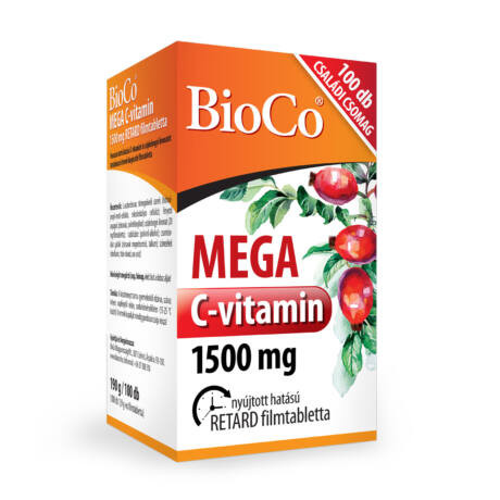 Bioco Mega C-vitamin 1500mg filmtabletta 100x