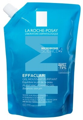 La Roche-Posay Effaclar habzó tisztító gél utántöltő 400ml