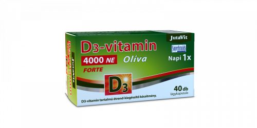 Jutavit D3-vitamin 4000NE Forte Oliva lágykapszula 40x