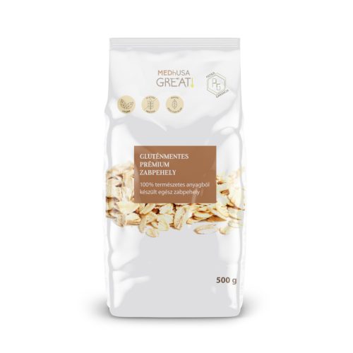 Medhusa Great Gluténmentes Prémium zabpehely 500g