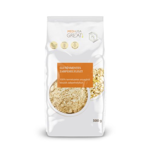 Medhusa Great Gluténmentes zabpehelyliszt 500g