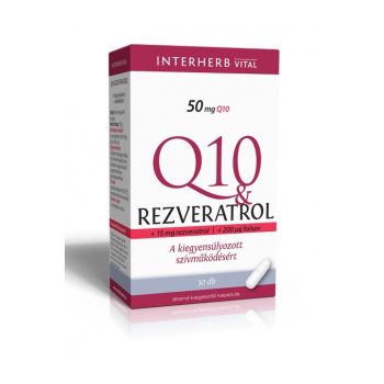 Interherb Q10 Rezveratrol kapszula 30x