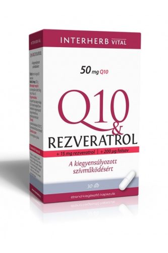Interherb Q10 Rezveratrol kapszula 30x