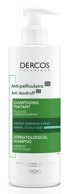 Vichy Dercos Korpa elleni sampon normál zsíros hajra 390ml