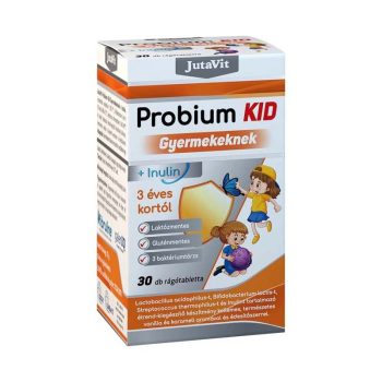 Jutavit Probium Kid + inulin rágótabletta gyermekeknek 30x
