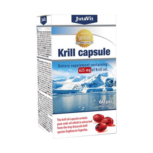 Jutavit Krill olaj 625mg kapszula 60x