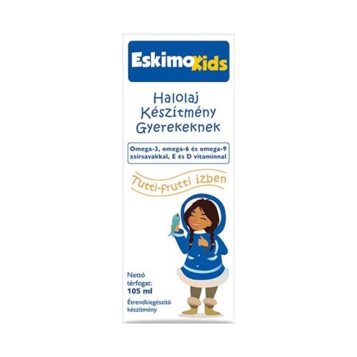 Eskimo Kids Halolaj gyermekeknek tutti-frutti ízű 105ml