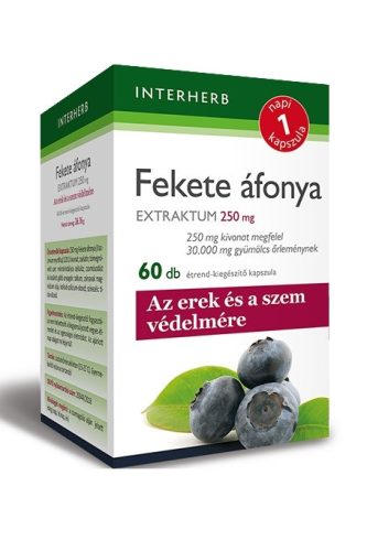 Interherb Napi 1 Fekete áfonya extraktum 60x