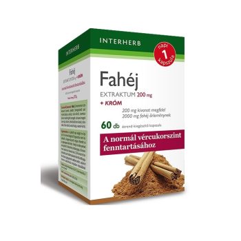 Interherb Napi 1 Fahéj extraktum +króm kapszula 60x