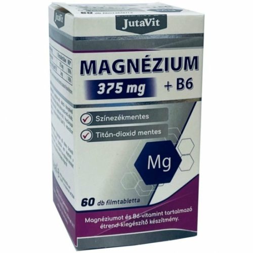 Jutavit Magnézium 375mg +B6 tabletta 60x