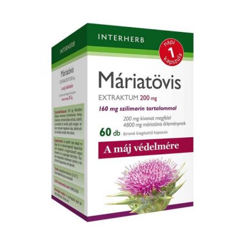 Interherb Napi 1 Máriatövis extraktum kapszula 60x