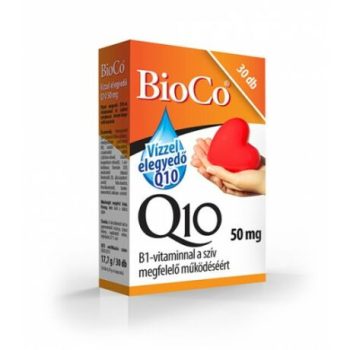 Bioco Vízzel elegyedő Q10 50mg B1-vitaminnal kapszula 30x