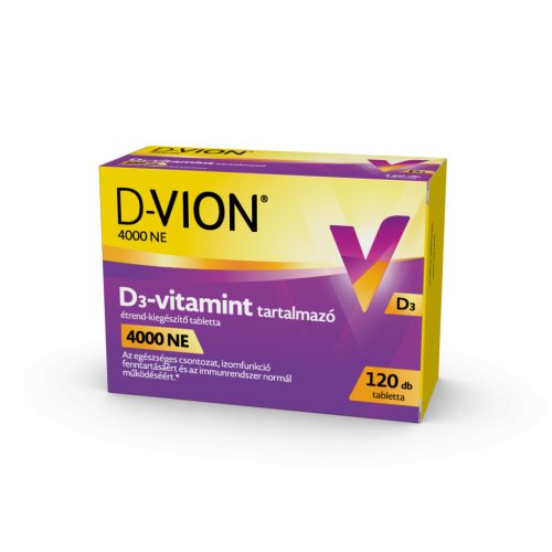 D-Vion D3-vitamin 4000NE tabletta 120x