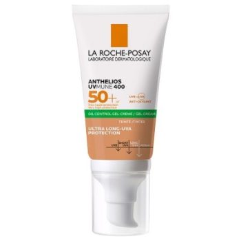   La Roche-Posay Anthelios UVMUNE 400 Oil Control mattító fényvédő gél-krém szinezett SPF50+ 50ml