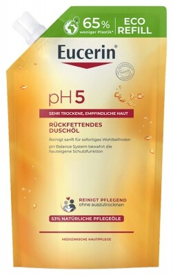Eucerin pH5 Olajtusfürdő öko-utántöltő 400ml