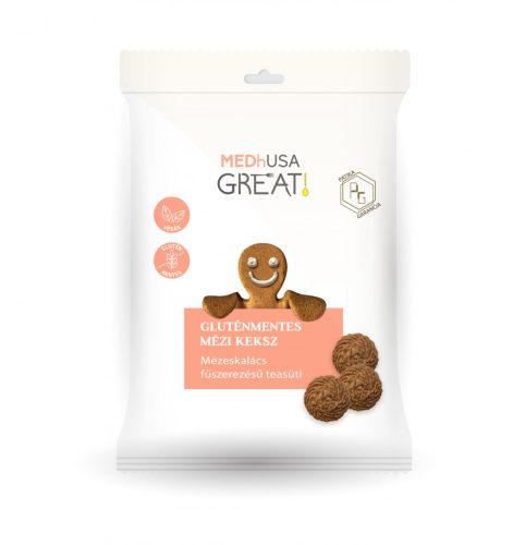 Medhusa Great Gluténmentes mézi keksz 55g