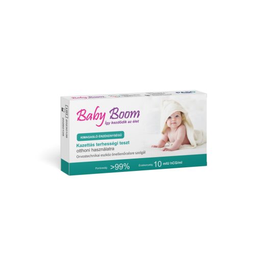 Baby Boom Terhességi teszt kazettás kimagasló érzékenységű 1x