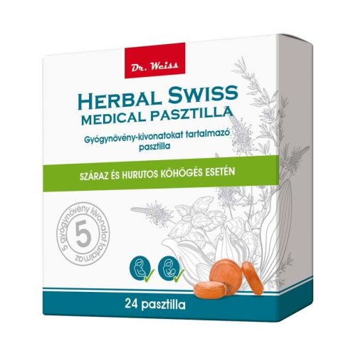 Herbal Swiss Medical pasztilla 24x