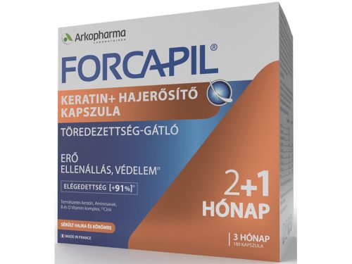 Forcapil Keratin+ hajerősítő kapszula 180x