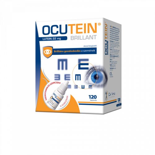 Ocutein Brillant kapszula 120x + Ocutein Sensitive Care szemcsepp 15ml