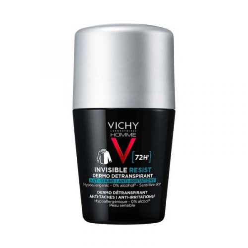 Vichy Homme Invisible Resist izzadásgátló golyós dezodor férfiaknak 72h 50ml