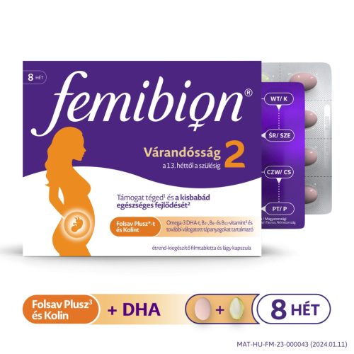 Femibion 2 Várandósság kapszula + filmtabletta 56+56 (2024)