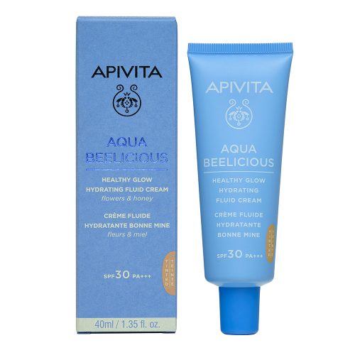 Apivita Aqua Beelicious hidratáló fluid krém színezett SPF30 40ml